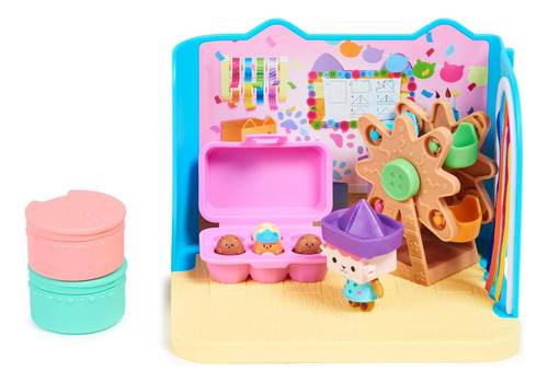 Gabby's Dollhouse, Caja De Bebé Cat Craft-a-riffic Room Color Baby Box Craft-a-riffic Room