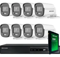Comprar Kit Seguridad Hikvision 8 Camaras Vision Nocturna Color M3k