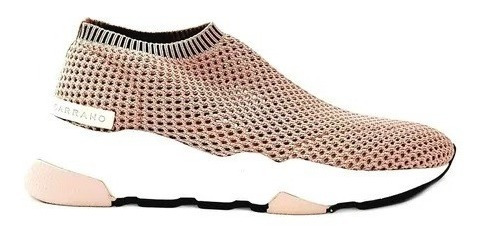Imagem 2 de 5 de Tênis Sneakers Knit Carrano Tecido Tricot Black Feminino 160