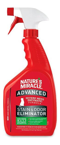 Natures Miracle Eliminador De Manchas Y Olor De Gato 946 Ml