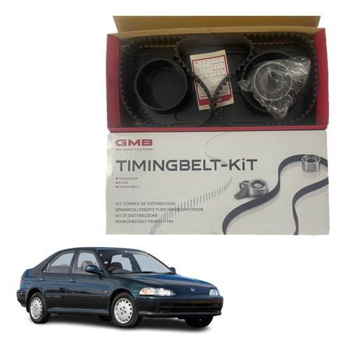 Kit Correa De Tiempo 124 Dientes, Honda Civic 1.6 1992-1995