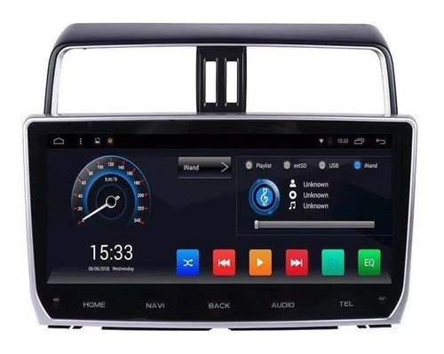 Radio Android Para Toyota Prado 2018-2021 De 12.3 Pulgadas