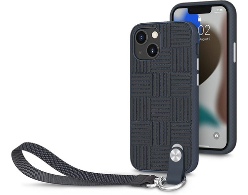 Funda Para iPhone 13 Mini - Azul Con Correa Moshi Altra