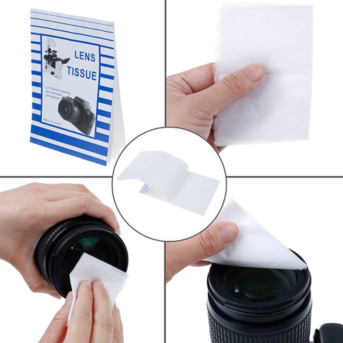 Papel Tissue Para Limpieza Lentes De Fotografía X50 Hojas