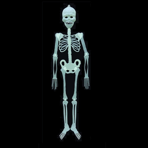 Decoración Esqueleto Glow Halloween Cotillón Activarte