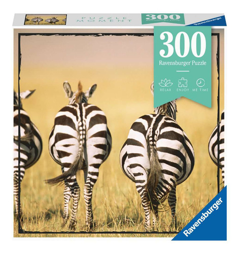 Rompecabezas Zebra 300 Piezas Momentos Ravensburger