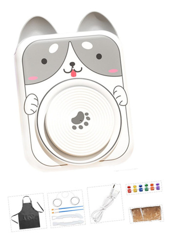 Juego De Torno De Alfarería Eléctrico Para Niños, Perro