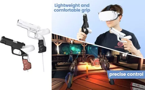 Arma de jogo VR para controles Oculus Quest 2, experiência de jogo
