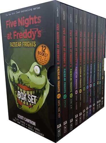 12 Libros Five Nights At Freddy's Fazbear Frights Box Set