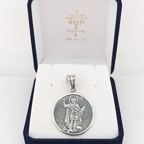 Medalla Religiosa En Plata 925 San Expedito (25mm)