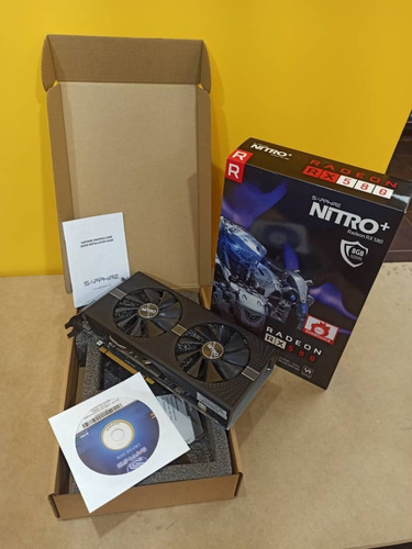 Imagen 2 de 7 de Tarjeta De Video 8gb Sapphire Radeon Rx 580 Nitro+ Gddr5