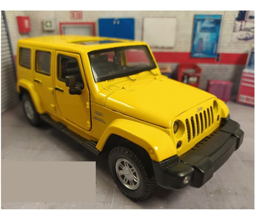 Carro A Escala 1/36 Jeep Sahara Unlimited Wrangler