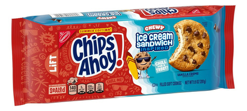 Chips Ahoy! Chips Ahoy ice cream sandwich sin sal 281 g