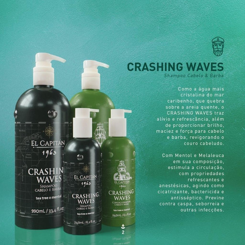 Kit Shampoo 990ml E Cond 240ml Crashing Waves El Capitan