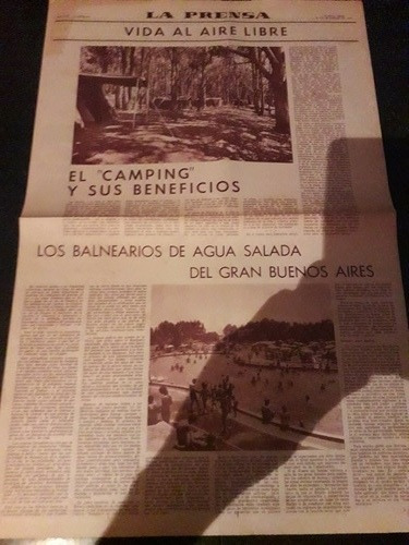 Diario La Prensa 28 12 1972 Camping Balnearios Ezeiza 