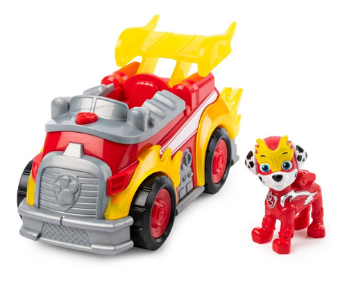 Paw Patrol Carro Mighty Marshall Luz Sonido Juguete Original