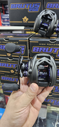 Reel Brutus 250 Bait Varida Rotativo 10rod 130m030-alarma- Negro Derecho