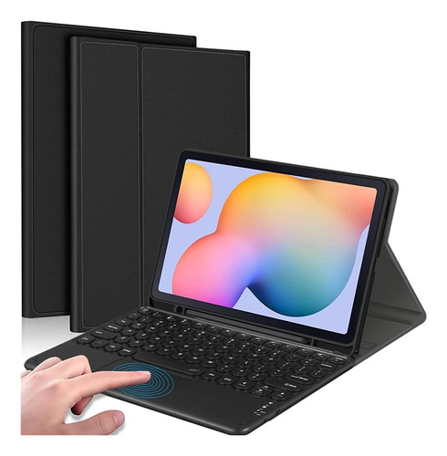 Funda Cover C/teclado Touchpad Samsung Tab S6 Lite P613 610