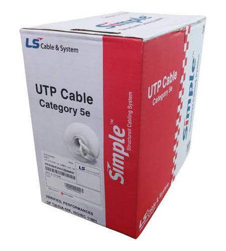 Cable Utp Cat5e Ls Simple 