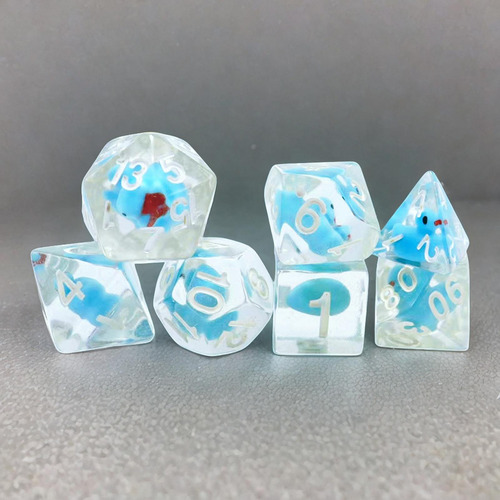 7 Piezas De Dados De Juego De Varios Lados, Juego De Dados,