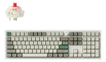 Comprar Teclado Mecanico Keychron Q6 Max (q6mp1) 100% , 104 Keys , Full Ensamble , Rgb , Knob , Hotswap , Bluetooth \u002F 2.4ghz \u002F Cableado , Switch Gateron Jupiter Red , Ingles Us , Color White Shell