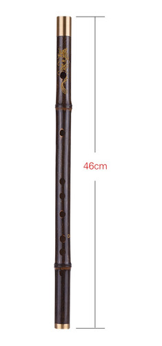 Profissional Preto Bambu Dizi Flauta Tradicional Artesanal