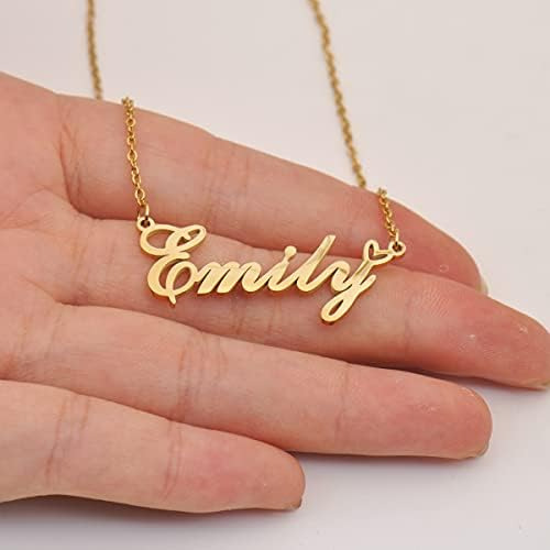 Collar Con Nombre De Aaliyah, Colgante Con Dije De Corazón,