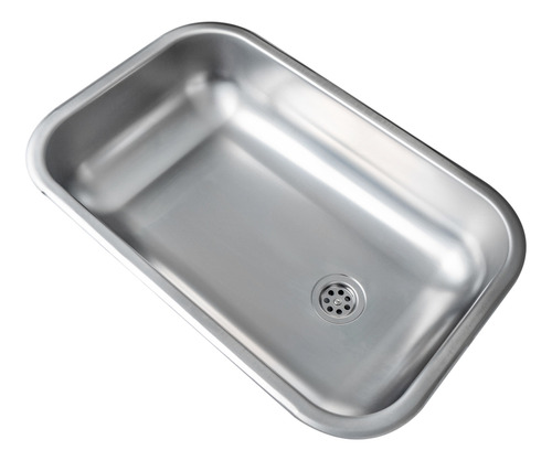 Pileta Bacha Cocina Simple Acero Inox 52 X 32 X 13 Dh52
