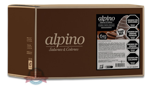 Chocolate Alpino  6 Kg Granel