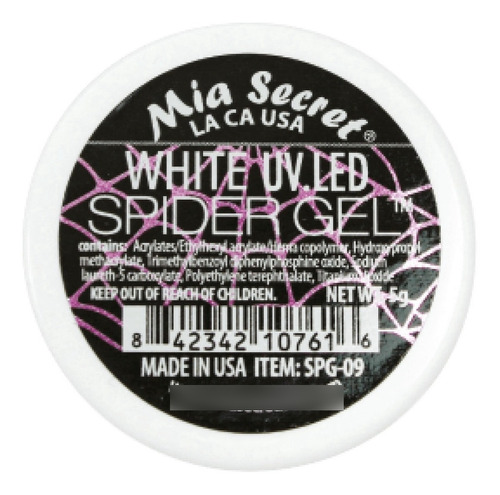 Gel Spider Mia Secret Color Blanc .... Estylosas Lo Tiene !!