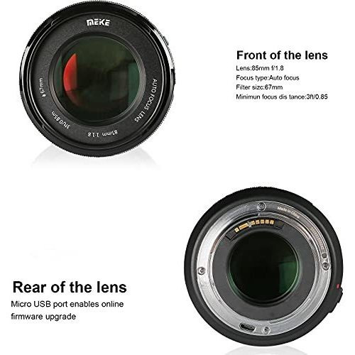 Lente Teleobjetivo F1.8 De 85mm Para Canon Eos Ef