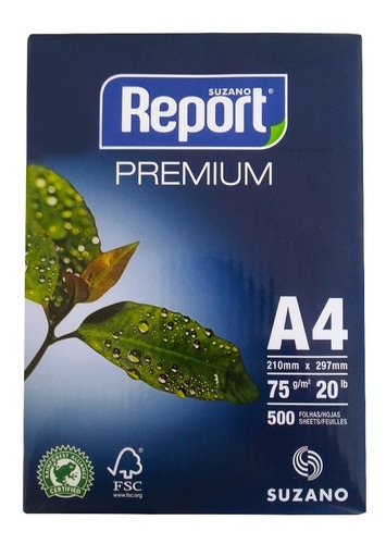 Promoção Folha De Papel Report Sulfite A4 Pacote 500 Folhas