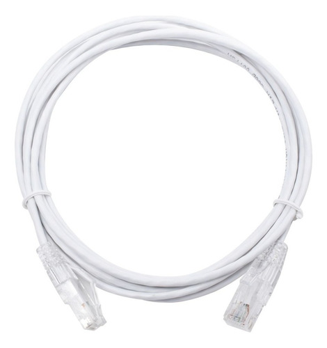 Patch Cord Cable Parcheo Red Utp Categoria 6 3 M Blanco