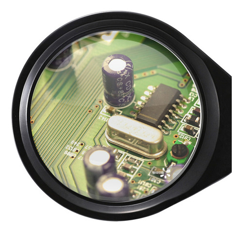 Lupa Con Luz Led Pinza Base Para Cautin Reparar Electrónicos