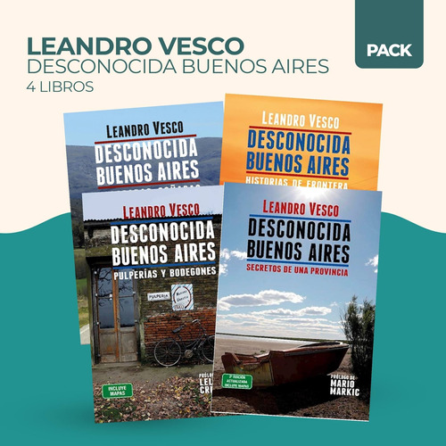 Desconocida Buenos Aires - 4 Libros