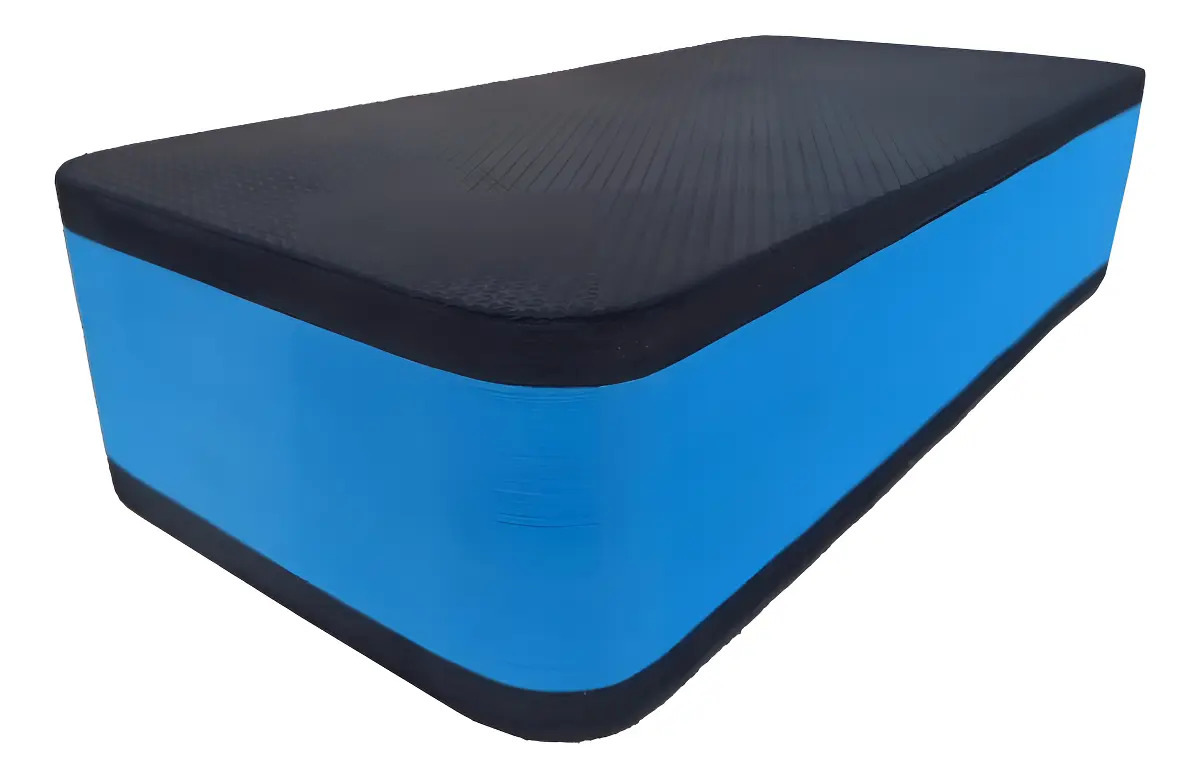 Step Eva Aeróbico 60cm X 30cm X15cm Fabricant Terra Fitness Cor Azul