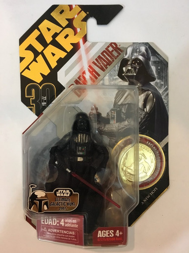 Darth Vader Star Wars 30th Anniversary #16 Gold Coin 2007 (Usado)