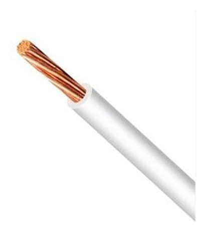 Imagen 2 de 2 de Cable Unipolar Cu08b Calibre 8 Color Blanco 100 Mts Munich