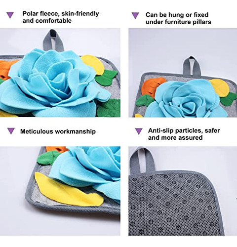 Juguete Con Tapete De Olfato Para Conejos, Lavable