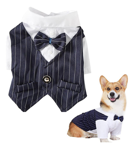 Ropa Para Perros Cómodo, Traje A Rayas, Traje Para Perros