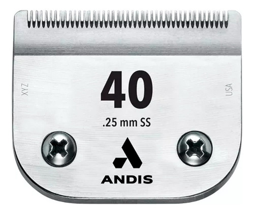 Andis Cuchilla A-5 ultraEDGE 40 0.25 Mm Peladora Acero carbonizado