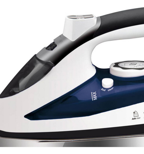 Imagen 5 de 10 de Plancha A Vapor 2200 W Blanco/azul Thomas Modelo Th-7170