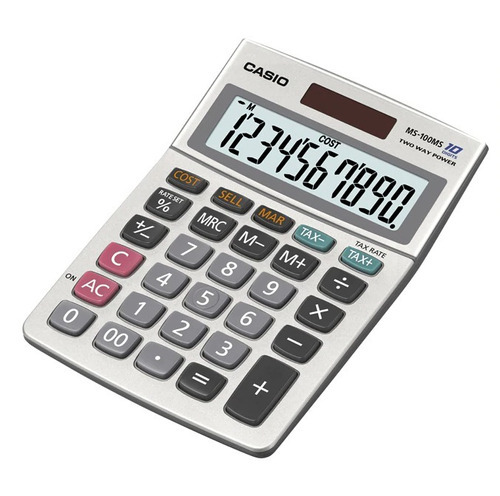 Imagen 1 de 1 de Calculadora Casio Ms-100bm Original.10 Digitos