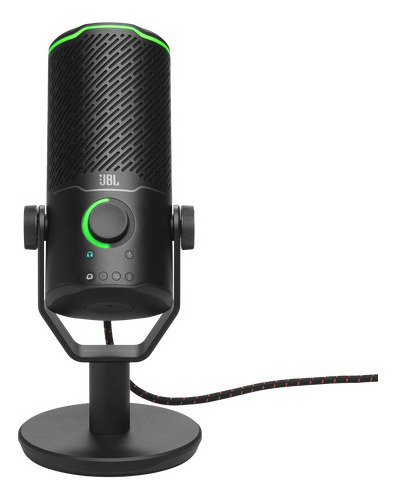 Jbl Quantum Stream Studio Microfone Usb-c Gamer De Mesa