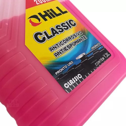 Aditivo De Radiador Hill Pronto Uso 1 Litro + 200ml Grátis