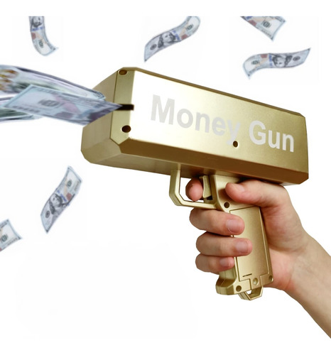 Nuevo Super Gun Shooter Playing Spary Make It Rain Cash Gun