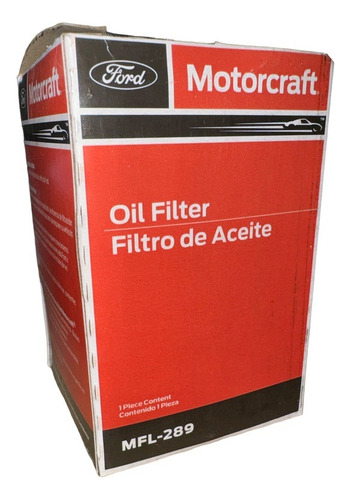 Filtro De Aceite Motorcraft Mfl 289 (4pz)