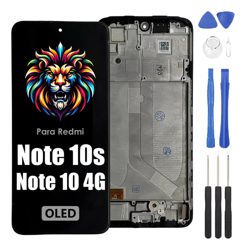 Pantalla Touch Oled Con Marco Para Redmi Note10 4g/ Note10s