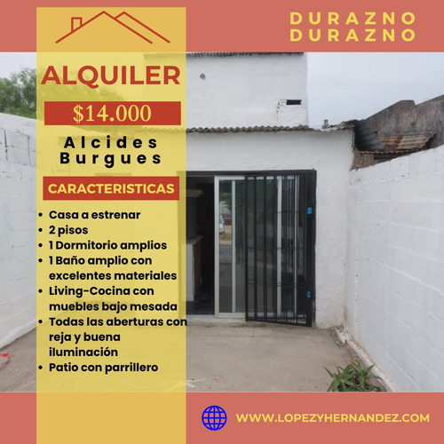 Ciudad De Durazno, Durazno - Casa De 2 Pisos Y Patio Con Parillero