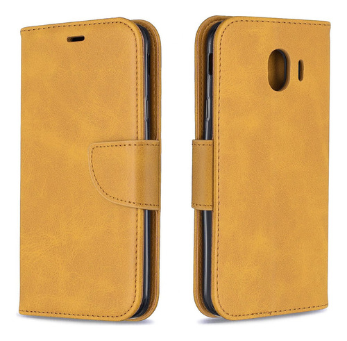 L Funda Con Tapa Tipo Cartera Bf64 Para Samsung Galaxy J4